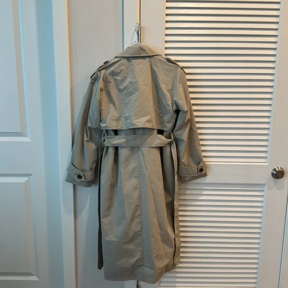 Abercrombie & Fitch Beige Trench Coat - Picture 3 of 5